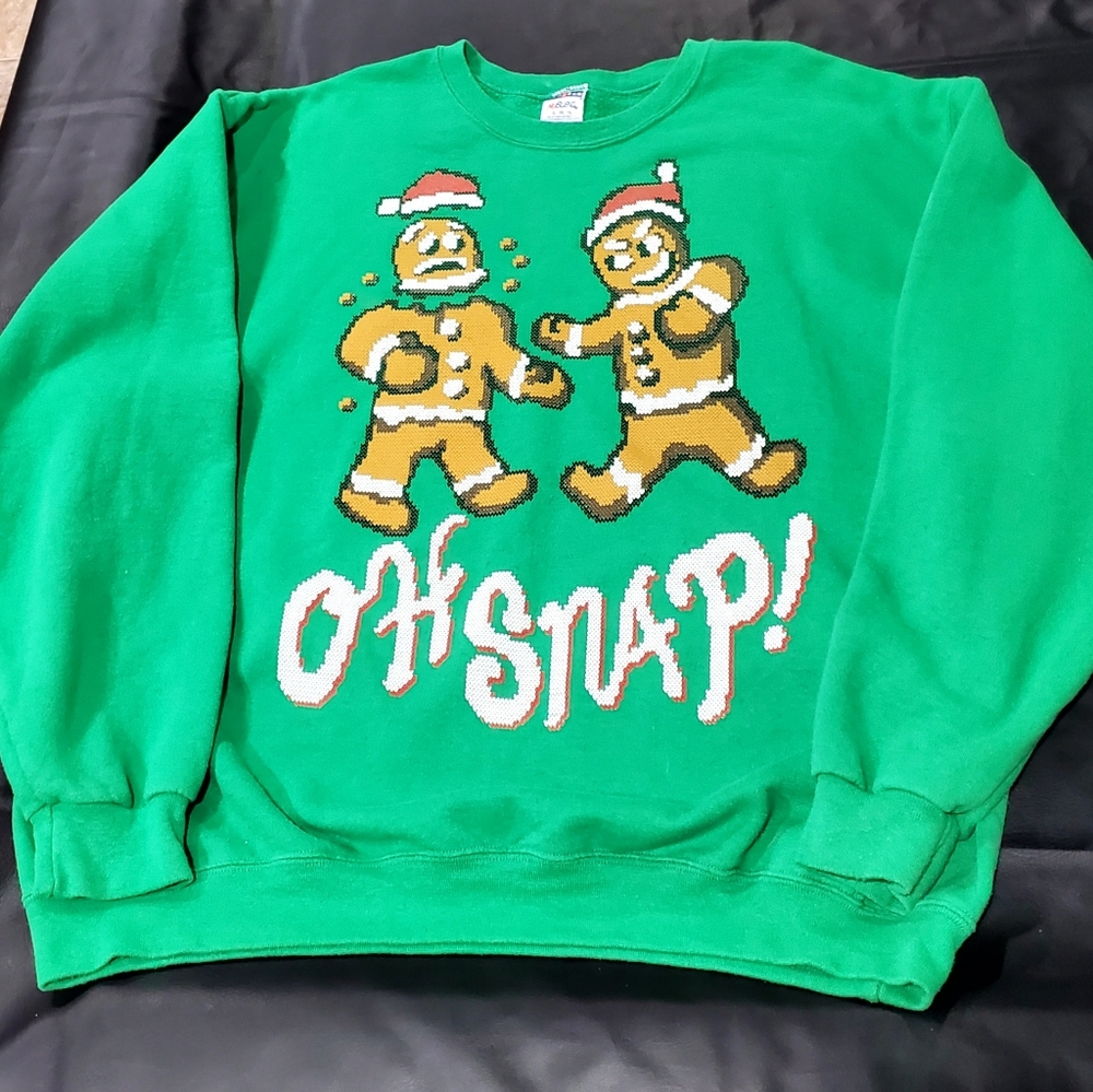 Jerzees Holiday Sweatshirt Women's XL Vintage